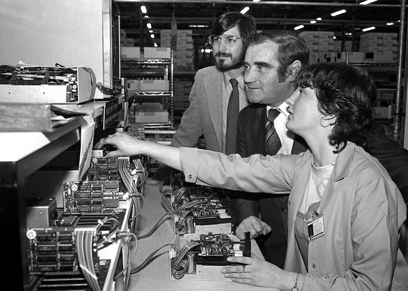 Steve Jobs bei Apple in Cork (1980)