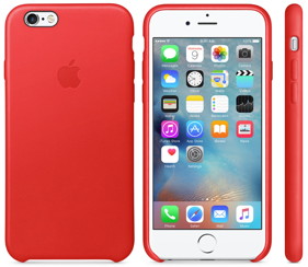 iPhone-Lederhülle als (Product)Red-Variante