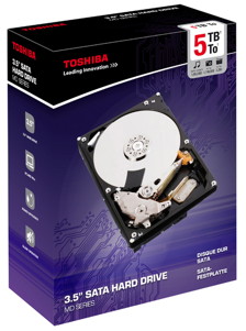 Toshiba-Festplatte mit fünf TB