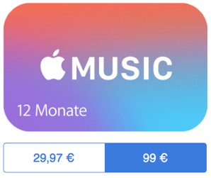 Apple-Music-Abos bei PayPal
