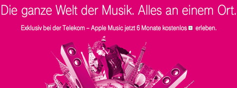 Apple Music bei der Telekom