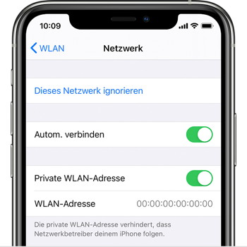 iOS/iPadOS 14 - private WLAN-Adressen