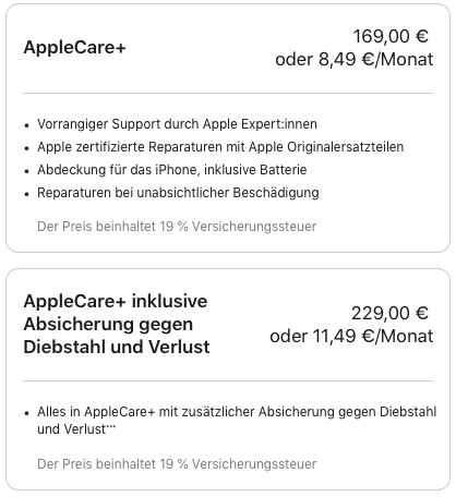 AppleCare+ iPhone
