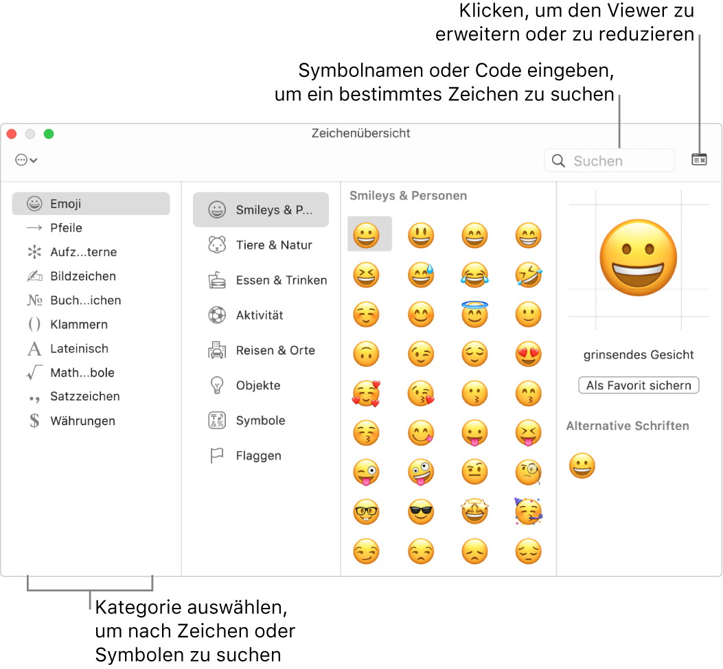 macOS Emojis