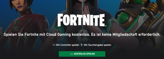 Xbox Cloud Gaming bringt Fortnite wieder auf iPhone und iPad