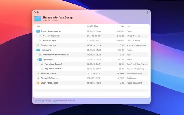 Folder Quick Look