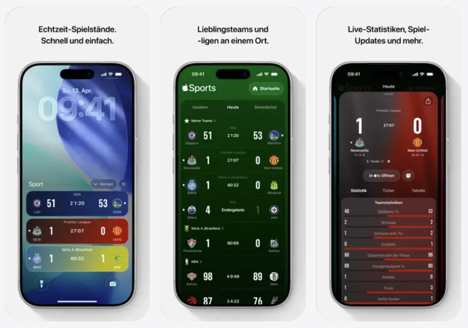 Apple Sports-App
