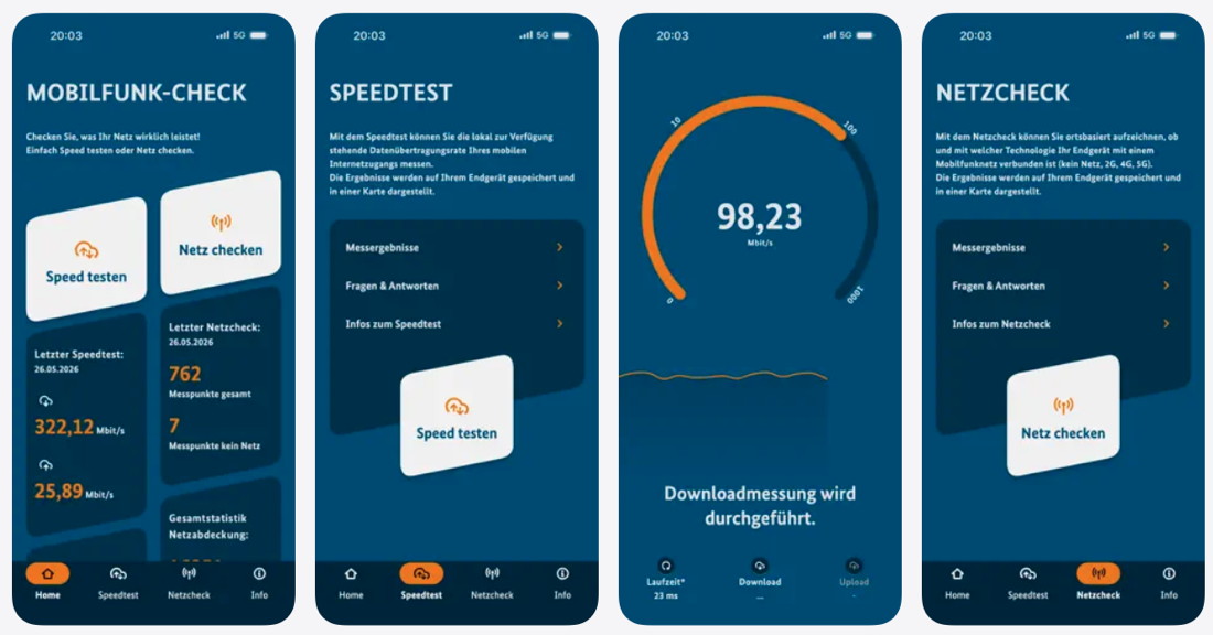 Mobilfunk-Check-App