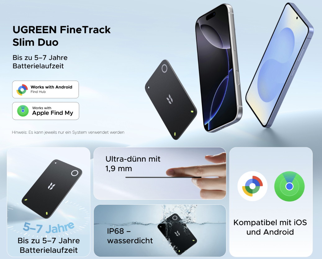 UGREEN FineTrack Slim Duo 2